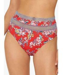 NWT Womens Jessica Simpson Mix & Match High Waisted Floral Bikini Bottoms Sz XL