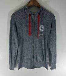 Nike  Ohio State University Buckeyes Women’s Full Zip Vintage Hoodie Gray Large