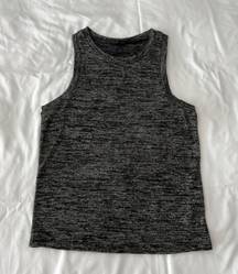 Aeropostale Dark Heather Grey Cropped Tank Top