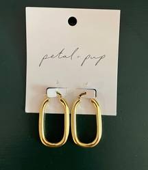 Gold hoops earring Earrings