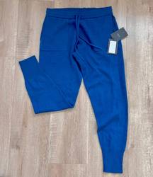 NAADAM 100% Cashmere Sweatpants Jogger Pull on Knit Pant Estate Blue Size S NWT