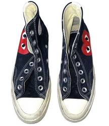 Converse  X CDG Chuck Taylor Black All Star High Tops Women 6