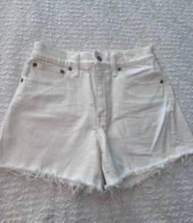 High Rise Denim Shorts