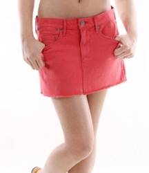 CITIZENS OF HUMANITY | Red DARIA Y2K Micro Mini Denim Jean Skirt Sz 26