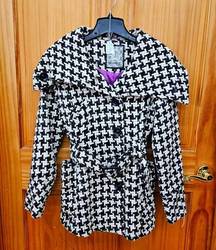 Houndstooth Pea Coat Medium