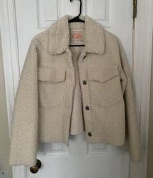 Cream-Colored Wool Coat