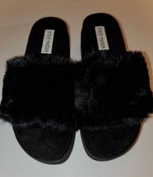 Faux Fur platform slides