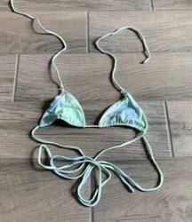 Heart of sun tie dye bikini top