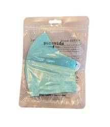 pura vida blue face mask