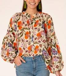 Olivia James the Label Emory Floral Long Sleeve Blouse Sz. XS