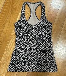 Lululemon  Cool Racerback Ace Spot Grain Black