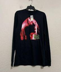 Hot Topic Billie Eilish Shadow Face Girls *Long Sleeve *Shirt* M New