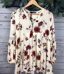 ✨HP✨Max Jean's Boho Marbella Floral Tunic✨