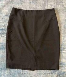 The Limited Collection Black Side Zip Pencil Skirt Size 4