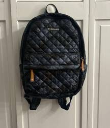 Quilted Navy & Black Tote