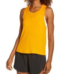 Zella  Favorite Rib Tank Bright Orange XS NEW