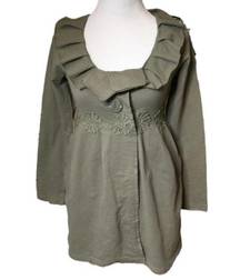 Downeast light weight jacket blazer XS army green