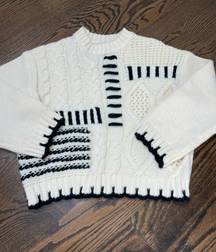 Patchwork Oversized Sweater