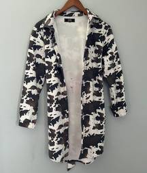 cow print shacket