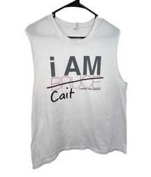 Merge “I Am Bruce/Cait” Graphic Tank Top