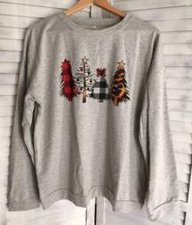 🎄Christmas Trees Sweatshirt, XXL