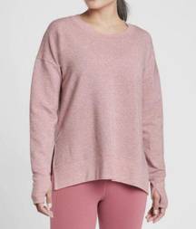 Athleta Women’s  Balance Pullover Sweatshirt Speckled Victorian Berry Sz S Small