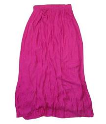 NWT Anthropologie Akemi + Kin Paros in Raspberry Pink Paisley Maxi Skirt 4 $118