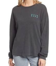 Billabong  Long Sleeve Graphic Tee In Off Black