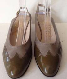 Salvadore Ferragamo Slingback Heels Italy Vintage