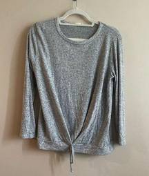 Olivia Rae Sleepwear gray lounge shirt