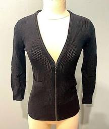 McQ Alexander McQueen x Target Mesh Cardigan in Black Size XS