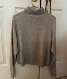 Grey Turtle Neck Sweater