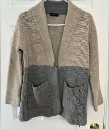 Piazza Sempione knit color block cardigan