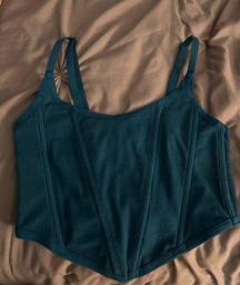 teal Corset Night Shirt