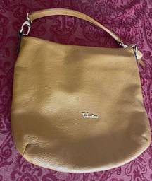 Valentina Italia Tan/Mustard Vintage Purse - NEVER USED