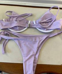 Zaful Purple Bikini Set