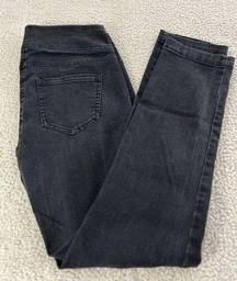 Van Heusen Stretch Extensible Women's Pull on Jeans Charcoal Black Size 4