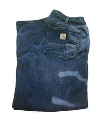 jeans rugged flex loose fit button/zip closure 5 pocket size 10R NWOT
