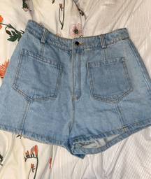 High Waisted Jean Shorts