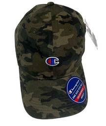 Champion Camouflage Green &Black Adjustable Adult hat cap Brand New