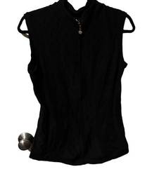 Beyond Yoga Diamond Pattern Black Size Large Vest.