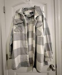 plaid jacket size medium