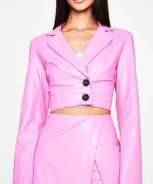 Brand new Pink Cropped Blazer