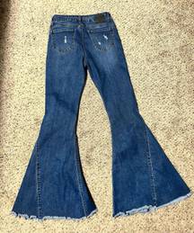 L & B Wide Flare Jeans