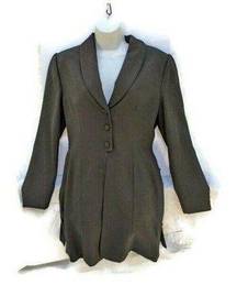 Lynn Kohls New York Black Wool Blazer Sz 8