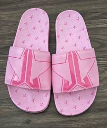 s Pink Pool Side Slides Men 12/Women 14