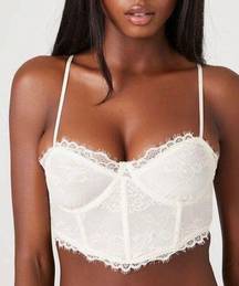 NWOT  Lace Corset bustier Bra top