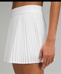 Alo Yoga GRAND SLAM TENNIS SKIRT White XS NWT