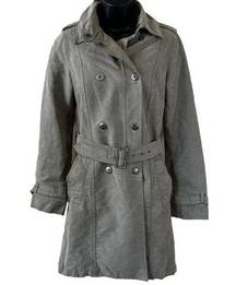 Timberland Women's Waxed Cotton Military Style Trench Coat