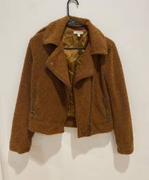 Brown Moto Jacket